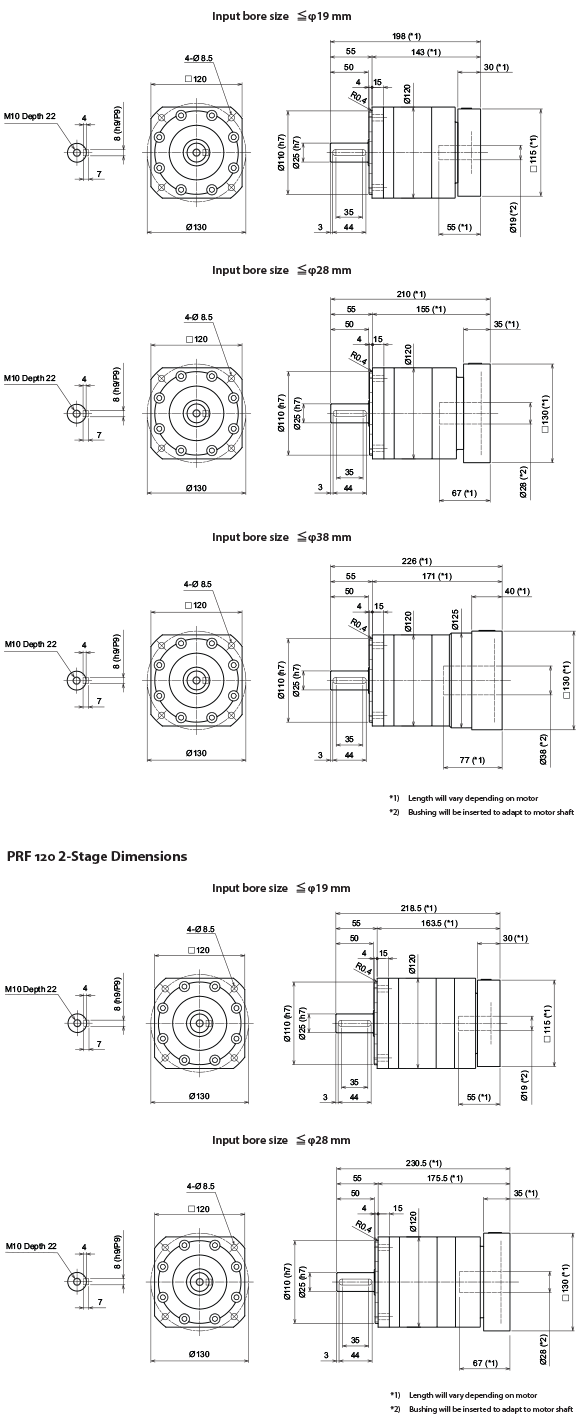 PRF-120-Dimensions